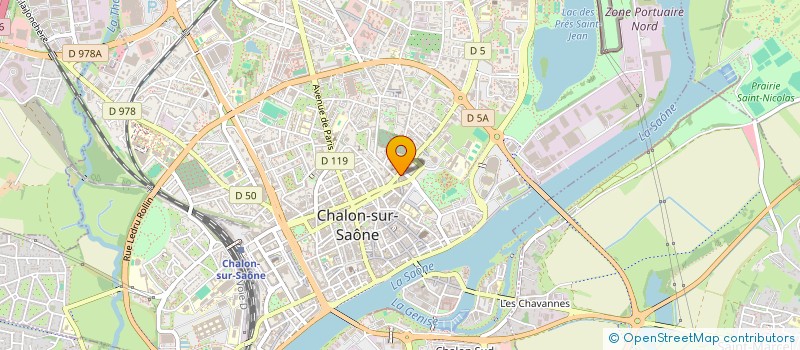 localisation de l'entreprise DAMS à CHALON-SUR-SAONE