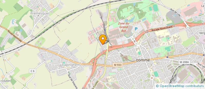 localisation de l'entreprise DAMS à LILLE
