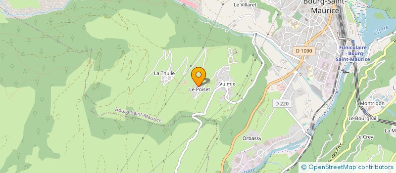 localisation de l'entreprise DAMS à BOURG-SAINT-MAURICE