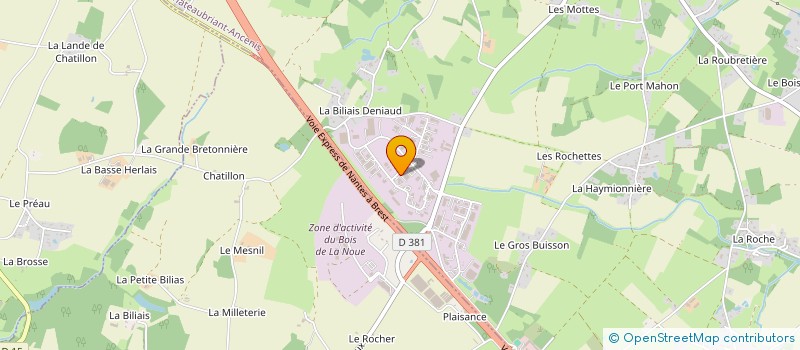 localisation de l'entreprise DAMSTEEL  VIGNEUX-DE-BRETAGNE