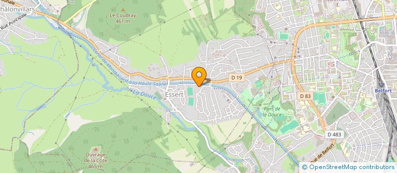 localisation de l'entreprise DAMSY  ESSERT