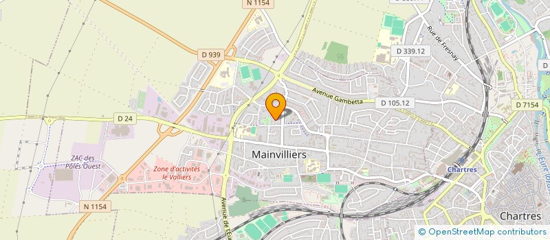 localisation de l'entreprise DAMSYL à MAINVILLIERS