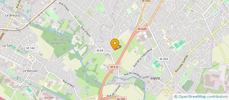 localisation de l'entreprise DAMUL  HEM