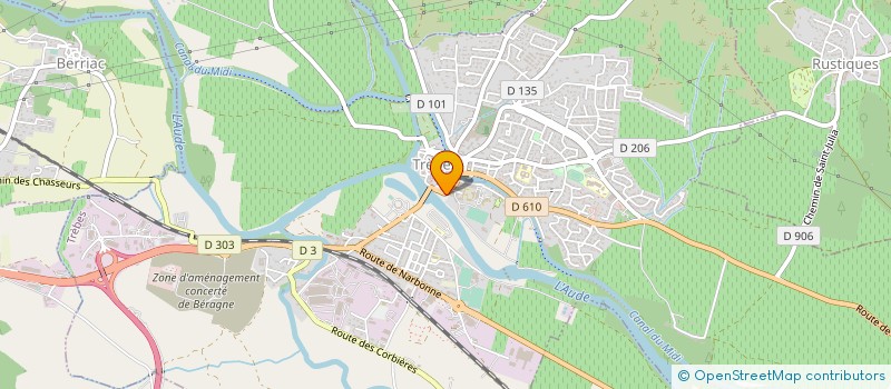 localisation de l'entreprise DAMY  TREBES