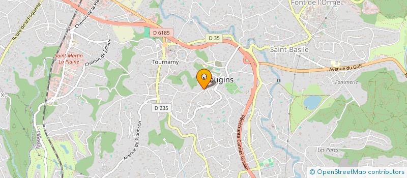 localisation de l'entreprise DAMY à MOUGINS
