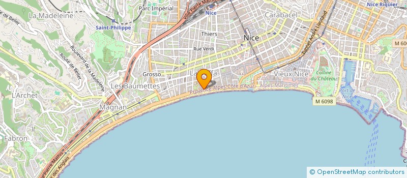localisation de l'entreprise DAMY à NICE