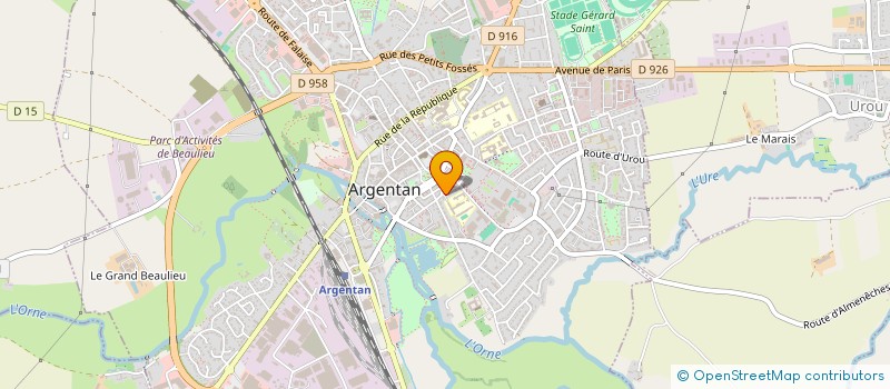 localisation de l'entreprise DAMYA ORGANISATION à ARGENTAN
