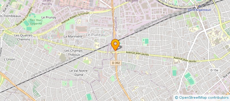 localisation de l'entreprise DAMYAN MEUBLES à ARGENTEUIL