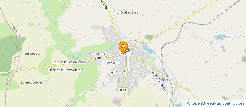 localisation de l'entreprise DAMYMALU à ECUEILLE