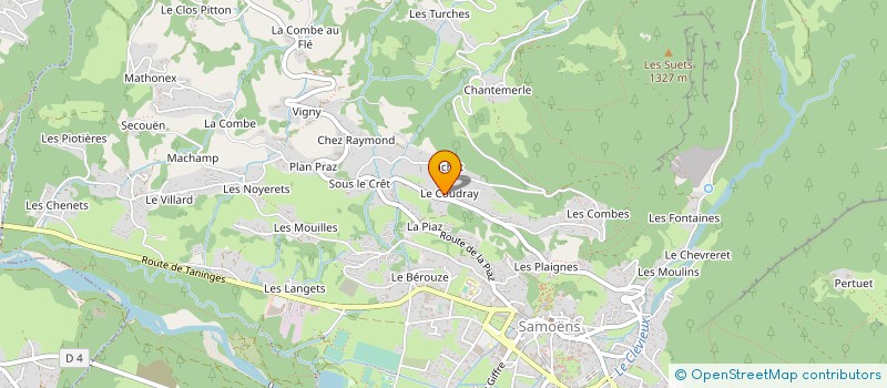 localisation de l'entreprise DAMYRAMO  SAMOENS