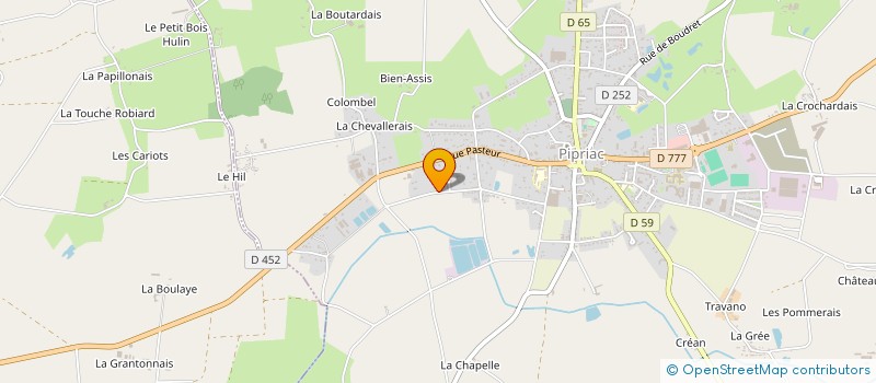 localisation de l'entreprise DAMYS DE L'OCEAN  PIPRIAC