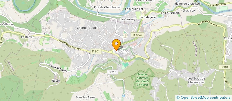 localisation de l'entreprise DAMZAL  CHAMBONAS