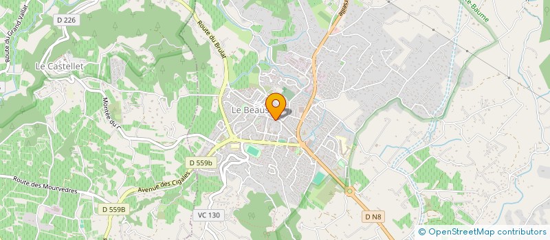 localisation de l'entreprise DAN à LE BEAUSSET