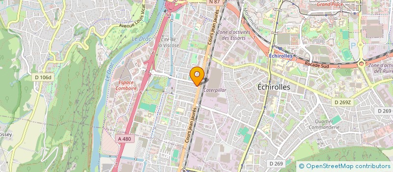 localisation de l'entreprise DAN AUTO 38  ECHIROLLES