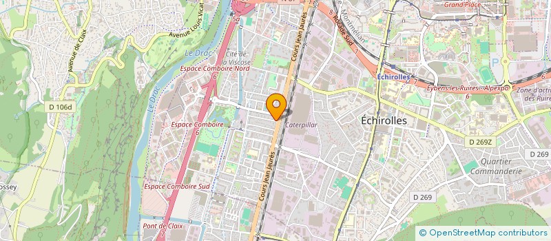 localisation de l'entreprise DAN AUTOMOBILES à ECHIROLLES