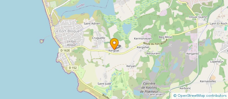localisation de l'entreprise DAN AUTOS à PLOEMEUR