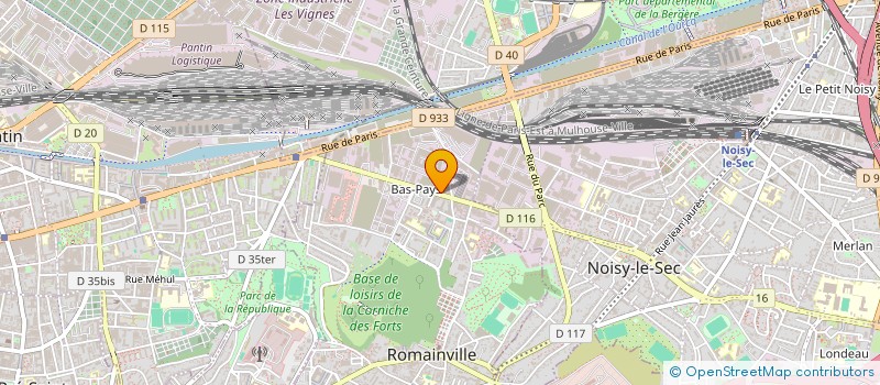 localisation de l'entreprise DAN AUTOS à ROMAINVILLE