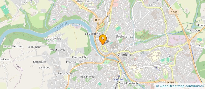 localisation de l'entreprise DAN COACHING à LANNION