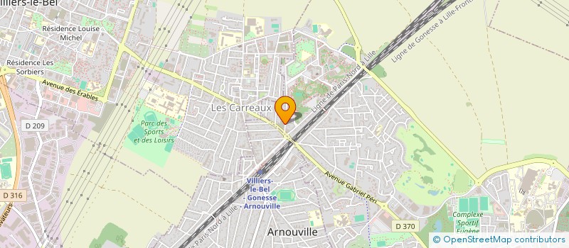 localisation de l'entreprise DAN DATTES à GONESSE