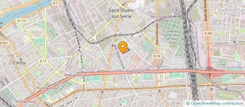 localisation de l'entreprise DAN DECOS à SAINT-OUEN-SUR-SEINE