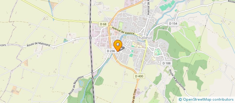 localisation de l'entreprise DAN'ELEC à CHABEUIL