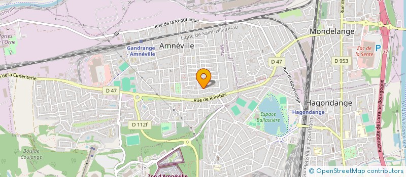 localisation de l'entreprise DAN ET DEN  AMNEVILLE