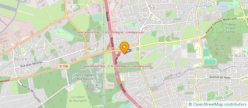 localisation de l'entreprise DAN ET NTELA  MERIGNAC