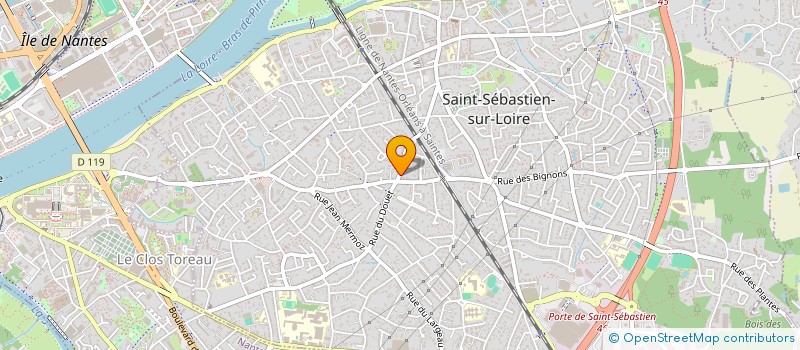 localisation de l'entreprise DAN-FAB à SAINT-SEBASTIEN-SUR-LOIRE