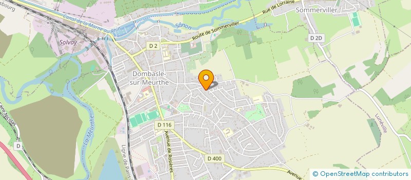 localisation de l'entreprise DAN FLO  DOMBASLE-SUR-MEURTHE