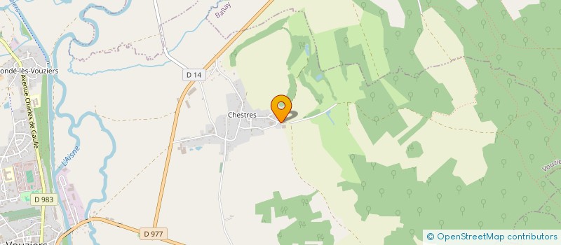 localisation de l'entreprise DAN-FOREST  VOUZIERS