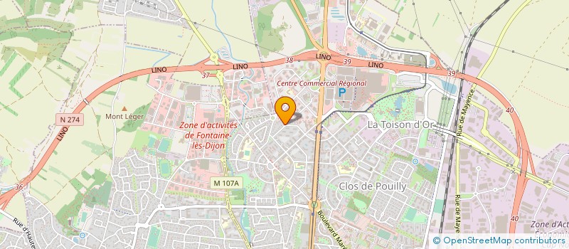 localisation de l'entreprise DAN IMMOBILIER à DIJON