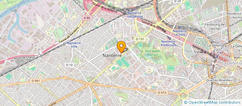 localisation de l'entreprise DAN'J  NANTERRE