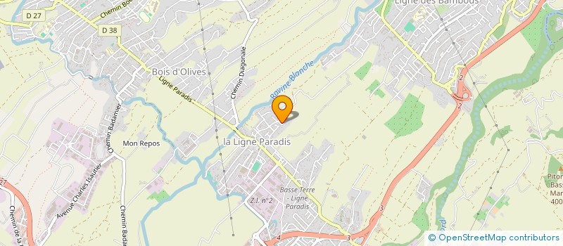 localisation de l'entreprise DAN KETSU KARATE CLUB  SAINT-PIERRE