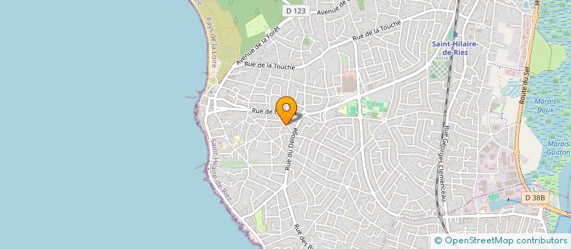 localisation de l'entreprise DAN'MAREE à SAINT-HILAIRE-DE-RIEZ