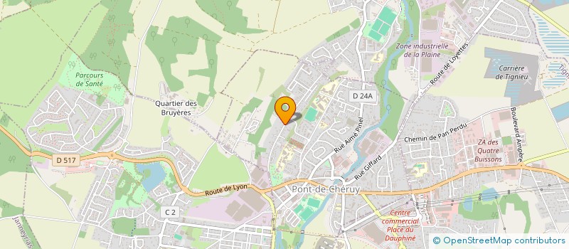 localisation de l'entreprise DAN MOTO à PONT-DE-CHERUY