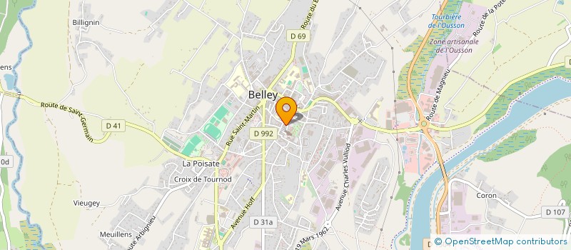 localisation de l'entreprise DAN PARTICIPATIONS  BELLEY