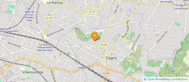 localisation de l'entreprise DAN PRO à GAGNY