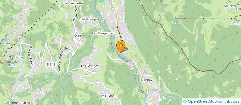 localisation de l'entreprise DAN'S  SAINT-GERVAIS-LES-BAINS