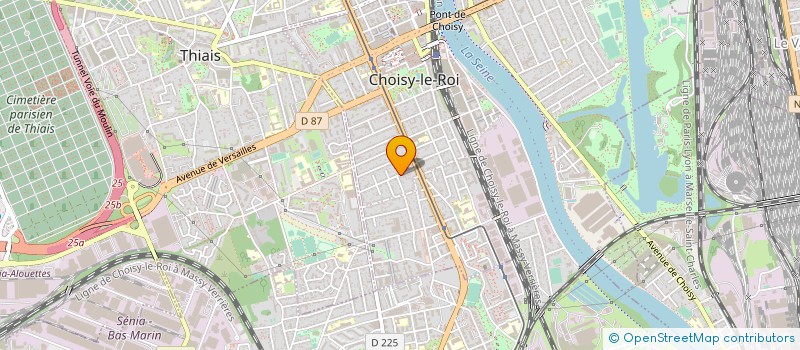 localisation de l'entreprise DAN SNEAKERS 26 à CHOISY-LE-ROI