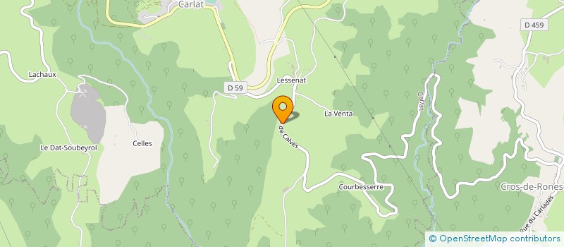 localisation de l'entreprise DAN TP à CARLAT