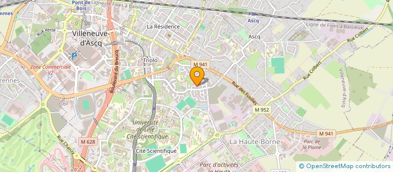 localisation de l'entreprise DAN YI à VILLENEUVE-D'ASCQ