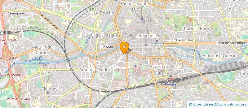 localisation de l'entreprise DANA à RENNES