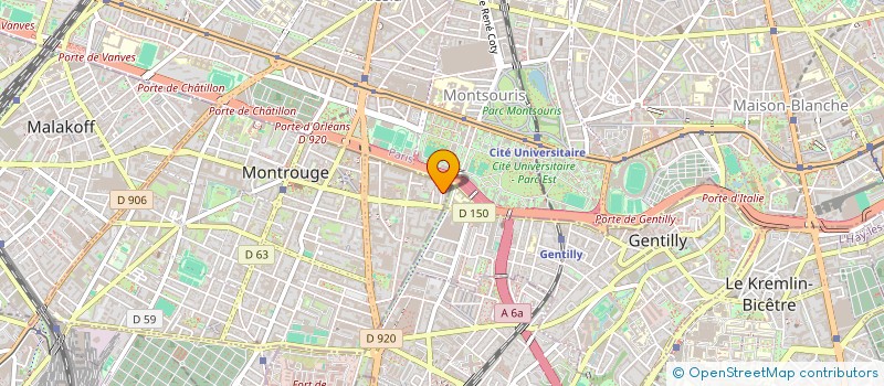 localisation de l'entreprise DANA  MONTROUGE