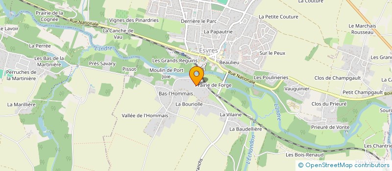 localisation de l'entreprise DANA  ESVRES