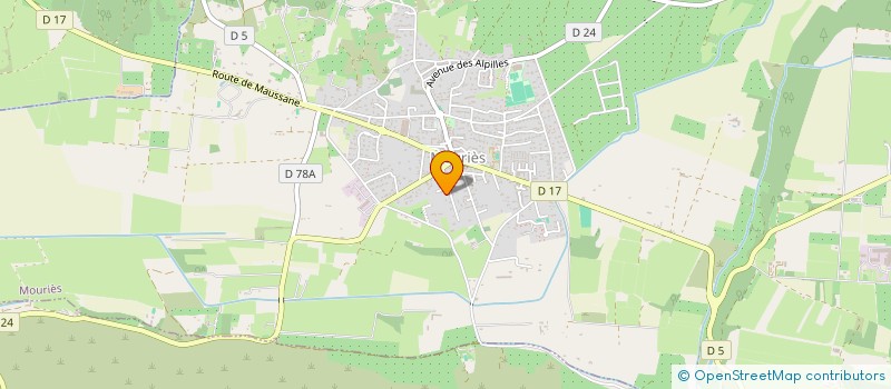 localisation de l'entreprise DANA  MOURIES