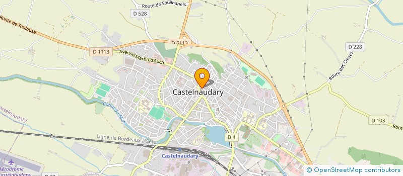 localisation de l'entreprise DANA  CASTELNAUDARY
