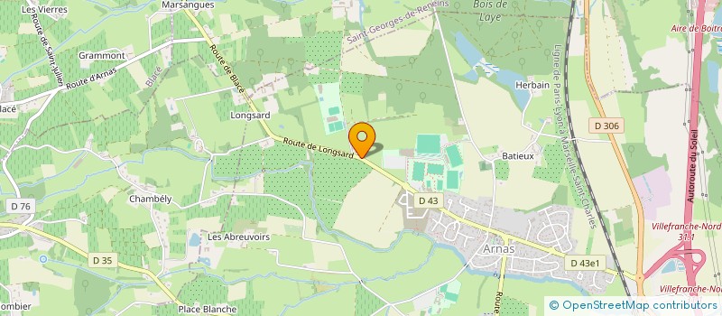 localisation de l'entreprise DANA  ARNAS