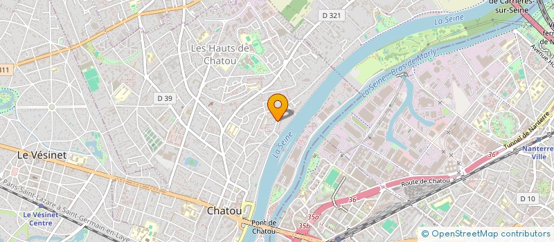 localisation de l'entreprise DANA'BELLE  CHATOU