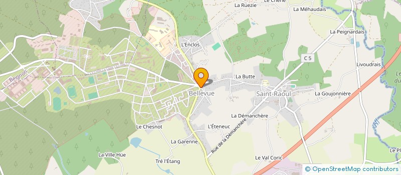 localisation de l'entreprise DANA COMPAGNIE L'ART EN VOL  GUER