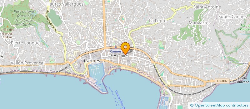 localisation de l'entreprise DANA DE PETRA  CANNES